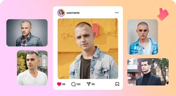 Buzz cut filter for funny content